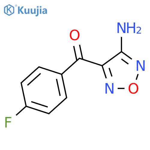 (4-Amino-1,2,5-oxadiazol-3-yl)(4-fluorophenyl)methanone structure