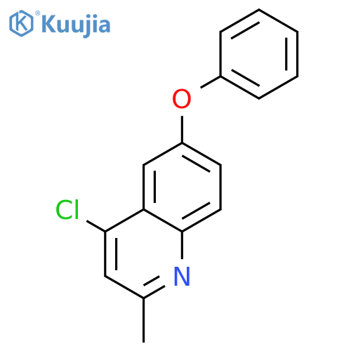 4-Chloro-2-methyl-6-phenoxy-quinoline structure