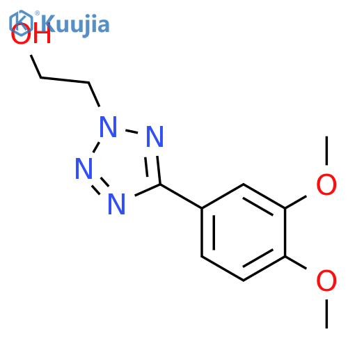 2-[5-(3,4-Dimethoxy-phenyl)-tetrazol-2-yl]-ethanol structure