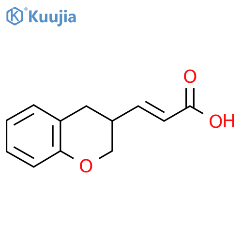 3-(3,4-dihydro-2H-1-benzopyran-3-yl)prop-2-enoic Acid structure