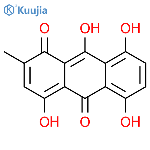 1,10-Anthracenedione, 4,5,8,9-tetrahydroxy-2-methyl- structure