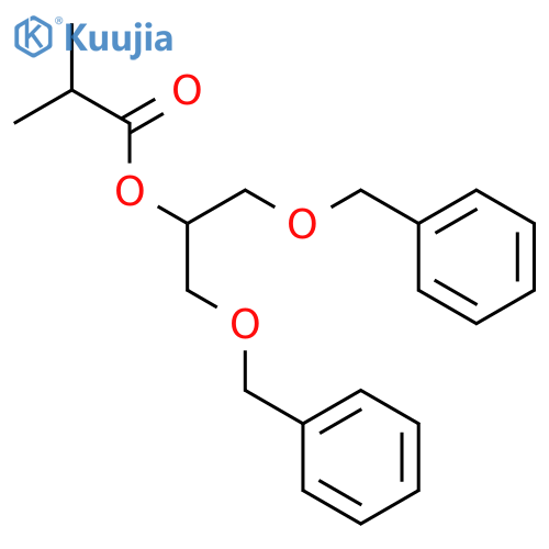 Propanoic acid, 2-methyl-,2-(phenylmethoxy)-1-[(phenylmethoxy)methyl]ethyl ester structure