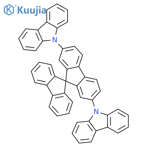 9H-Carbazole, 9,9'-(9,9'-spirobi[9H-fluorene]-2,7-diyl)bis- structure