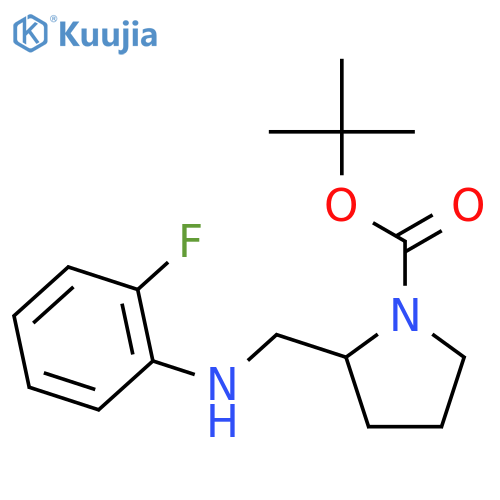 (R)-1-BOC-2-[(2-FLUORO-PHENYLAMINO)-METHYL]-PYRROLIDINE structure