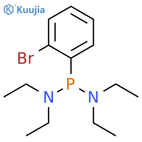 Phosphonous diamide, P-(2-bromophenyl)-N,N,N',N'-tetraethyl- structure