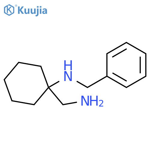 1-(aminomethyl)-N-benzyl-cyclohexanamine structure