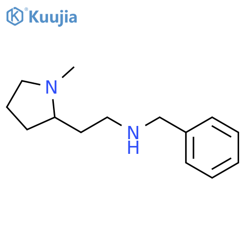 2-Pyrrolidineethanamine, 1-methyl-N-(phenylmethyl)- structure