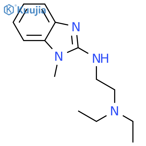 1,2-Ethanediamine, N,N-diethyl-N'-(1-methyl-1H-benzimidazol-2-yl)- structure