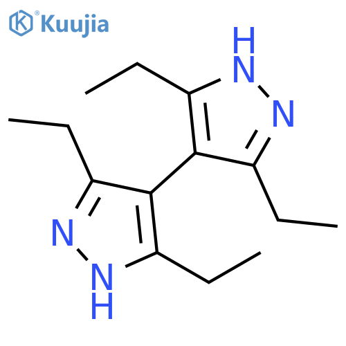 3,3',5,5'-Tetraethyl-1H,1'H-4,4'-bipyrazole structure