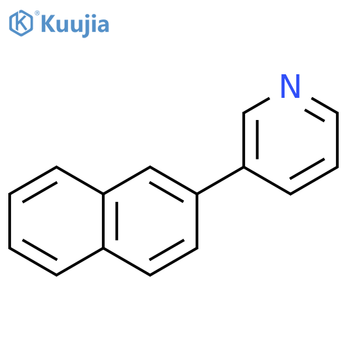 Pyridine, 3-(2-naphthalenyl)- structure