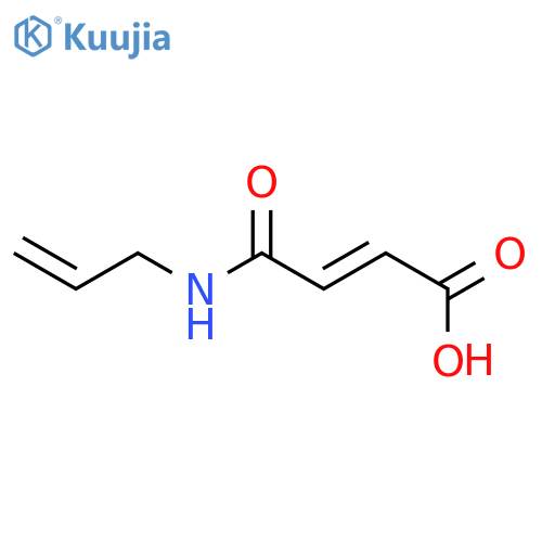 (2Z)-4-oxo-4-(prop-2-en-1-ylamino)but-2-enoic acid structure