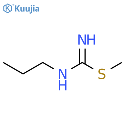 Carbamimidothioic acid, N-propyl-, methyl ester structure