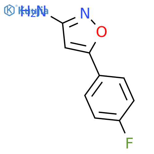 5-(4-fluorophenyl)isoxazol-3-amine structure
