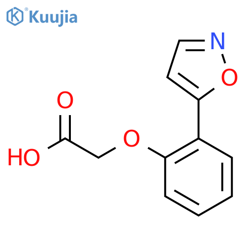 2-(2-(Isoxazol-5-yl)phenoxy)acetic acid structure
