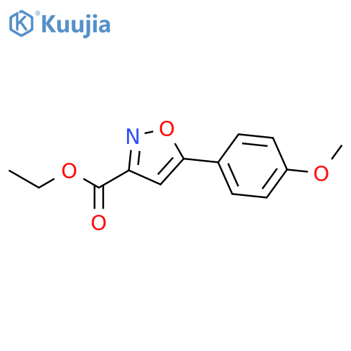 Ethyl 5-(4-Methoxyphenyl)-isoxazole-3-carboxylate structure