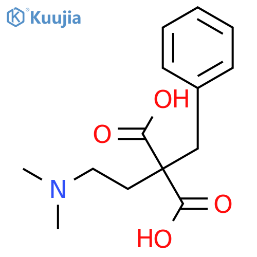 Propanedioic acid, [2-(dimethylamino)ethyl](phenylmethyl)- structure
