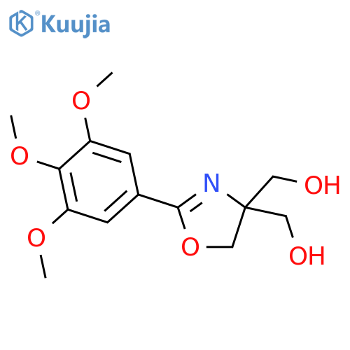 2-(3,4,5-Trimethoxyphenyl)-4,5-dihydro-1,3-oxazole-4,4-diyldimethanol structure