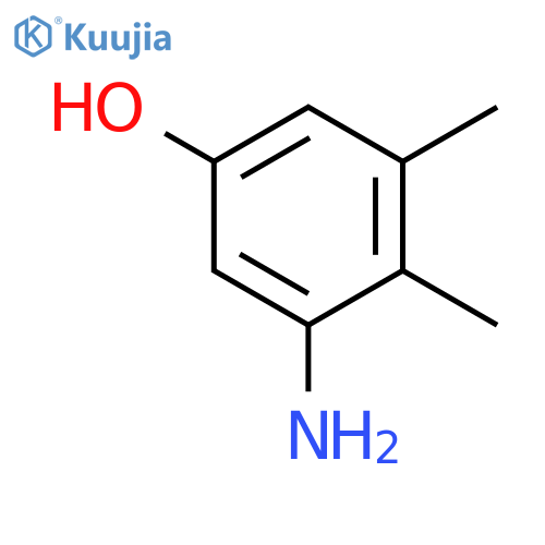 3-amino-4,5-dimethylphenol structure