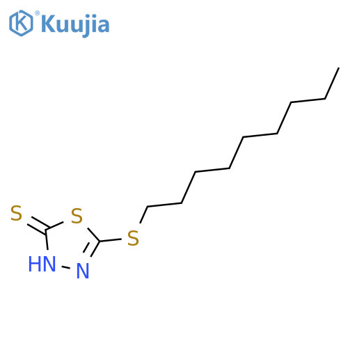 5-(Nonylsulfanyl)-1,3,4-thiadiazole-2(3H)-thione structure