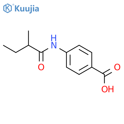 4-(2-Methylbutanoyl)aminobenzoic Acid structure