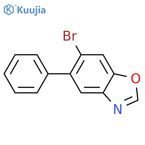 Benzoxazole, 6-bromo-5-phenyl- structure