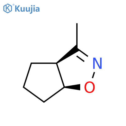4H-Cyclopent[d]isoxazole, 3a,5,6,6a-tetrahydro-3-methyl-, cis-(-)- structure