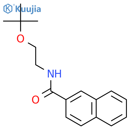 N-(2-tert-Butoxyethyl)naphthalene-2-carboxamide structure