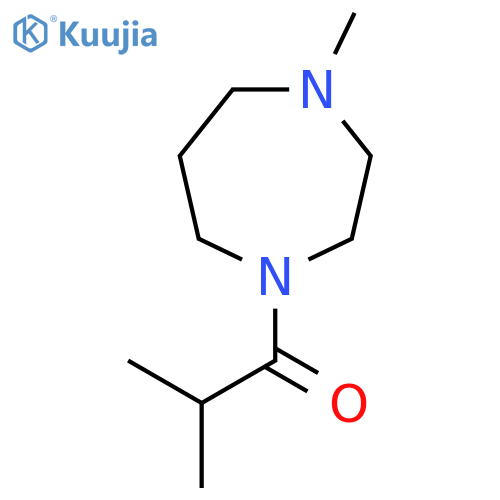 2-Methyl-1-(4-methyl-1,4-diazepan-1-yl)propan-1-one structure