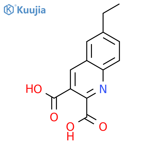 6-ethylquinoline-2,3-dicarboxylic Acid structure