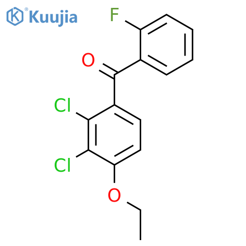 Methanone, (2,3-dichloro-4-ethoxyphenyl)(2-fluorophenyl)- structure