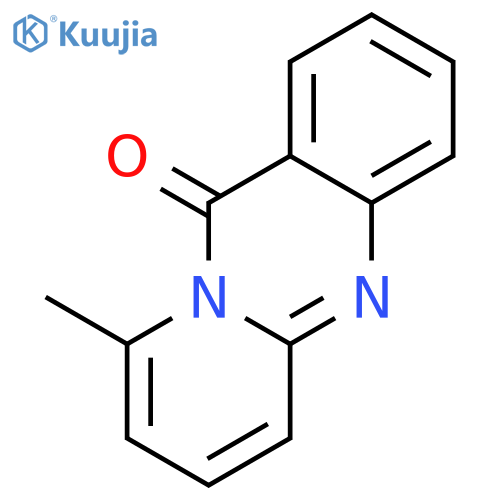 11H-Pyrido[2,1-b]quinazolin-11-one, 9-methyl- structure