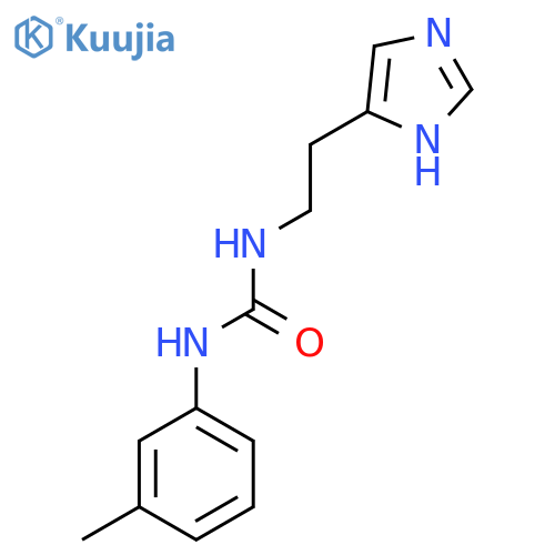N-2-(1H-Imidazol-5-yl)ethyl-N'-(3-methylphenyl)urea structure