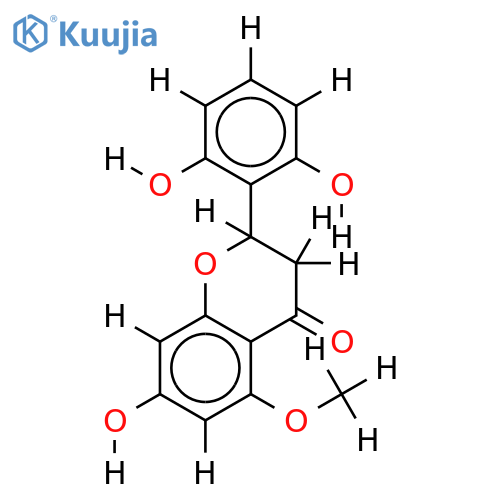 5-Me ether-2',5,6',7-Tetrahydroxyflavanone structure
