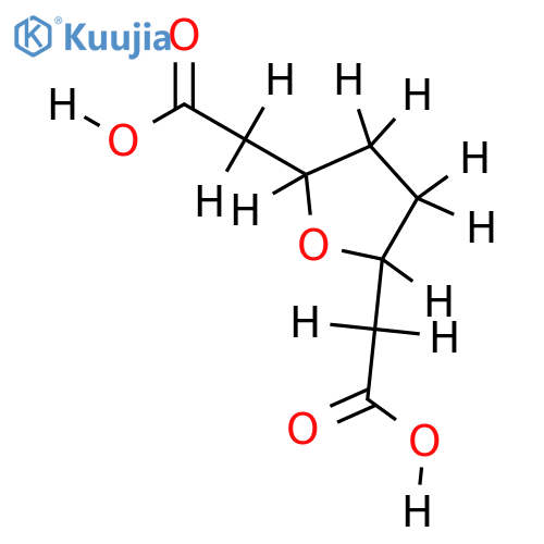 (2RS,5RS)-form-Tetrahydro-2,5-furandiacetic acid, structure