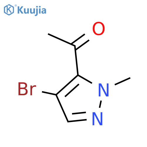 1-(4-Bromo-1-methyl-1H-pyrazol-5-yl)ethanone structure