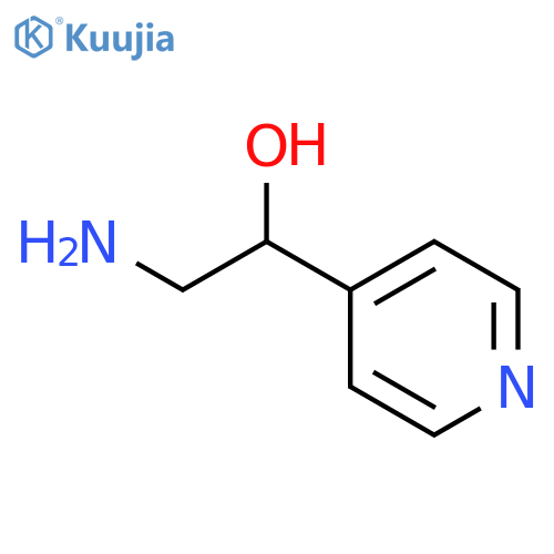 2-amino-1-(pyridin-4-yl)ethan-1-ol structure