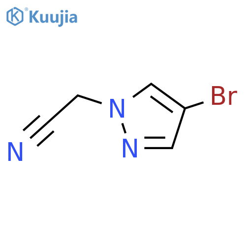 2-(4-Bromo-1H-pyrazol-1-yl)acetonitrile structure