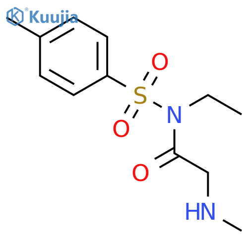 Acetamide, N-ethyl-2-(methylamino)-N-[(4-methylphenyl)sulfonyl]- structure