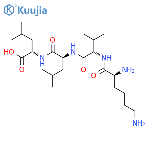 L-Leucine, L-lysyl-L-valyl-L-leucyl- structure