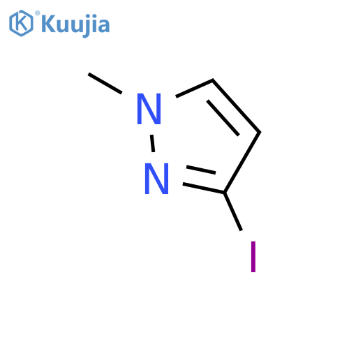 3-Iodo-1-methyl-1H-pyrazole structure