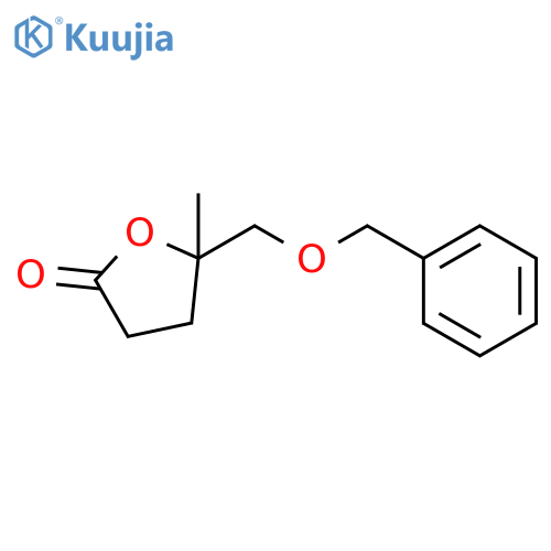 5-(benzyloxy)methyl-5-methyloxolan-2-one structure