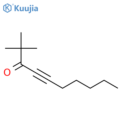 4-Decyn-3-one, 2,2-dimethyl- structure