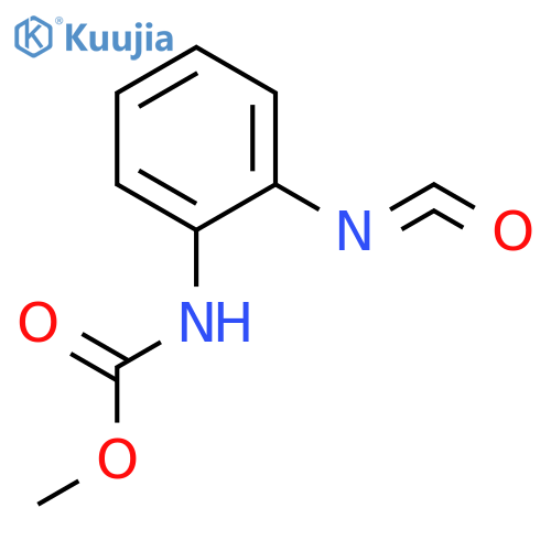 Carbamic acid, (2-isocyanatophenyl)-, methyl ester structure
