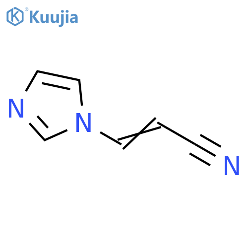 3-(1H-imidazol-1-yl)-2-Propenenitrile structure