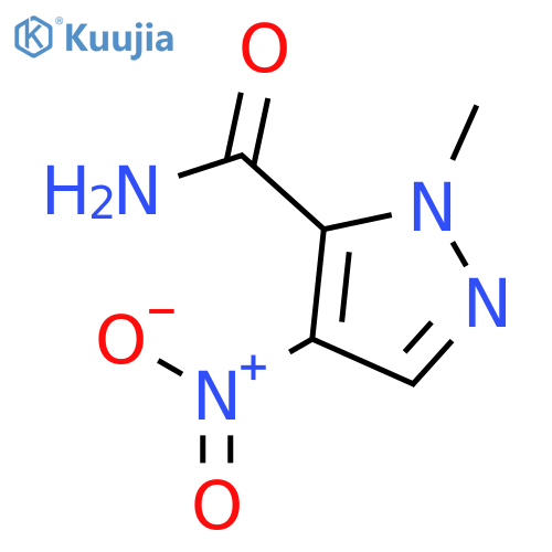 1H-Pyrazole-5-carboxamide, 1-methyl-4-nitro- structure