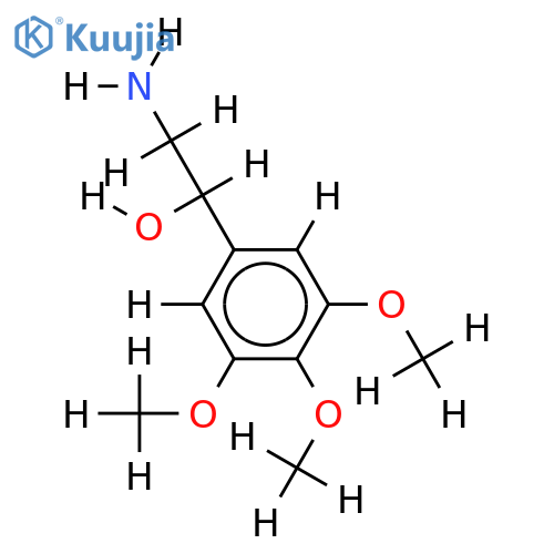 (()-beta-Hydroxymescaline structure