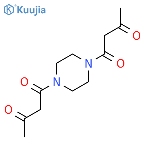 1-4-(3-Oxobutanoyl)piperazin-1-ylbutane-1,3-dione structure