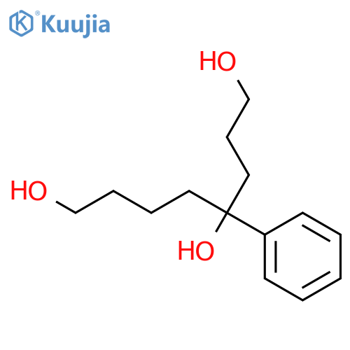 1,8-Octanediol, 4-hydroxy-4-phenyl- structure