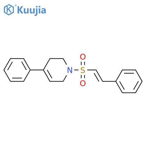 4-Phenyl-1-(2-phenylethenesulfonyl)-1,2,3,6-tetrahydropyridine structure