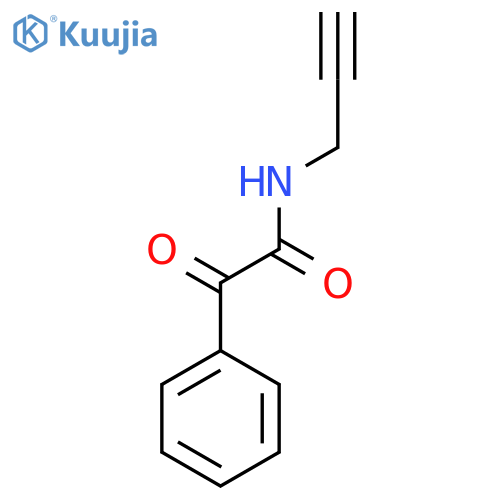 2-Oxo-2-phenyl-N-prop-2-ynyl-acetamide structure